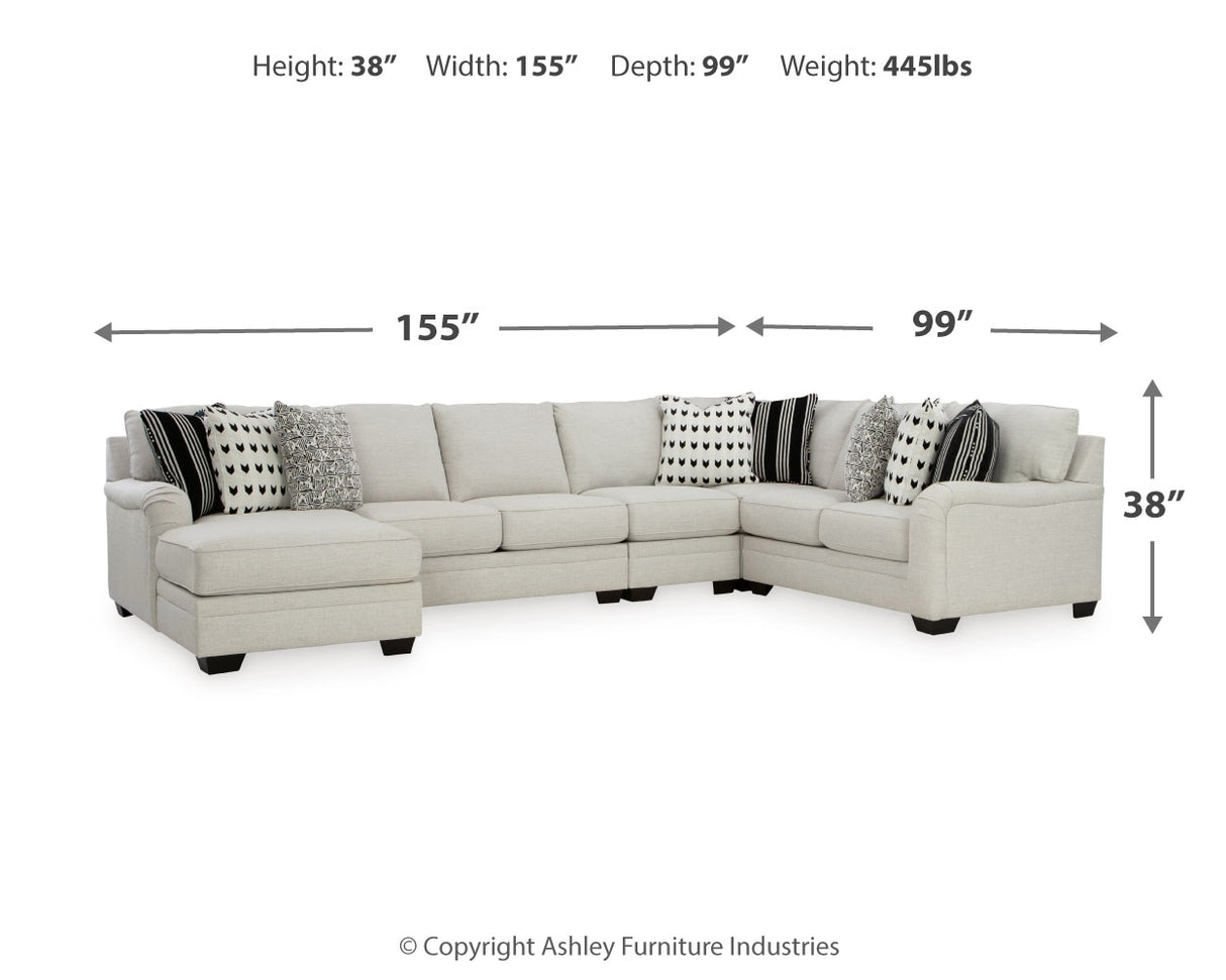 Huntsworth 5-Piece Sectional with Chaise