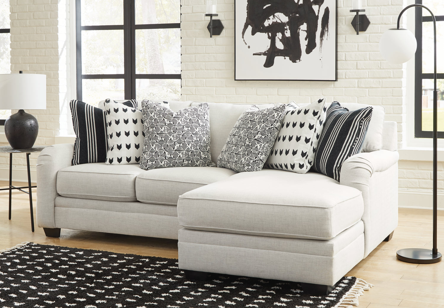 Furniture City Houma - Ashley Furniture - Huntsworth 2-Piece Sectional with Chaise - RAF 2-Piece Sectional with Chaise - 39702S2