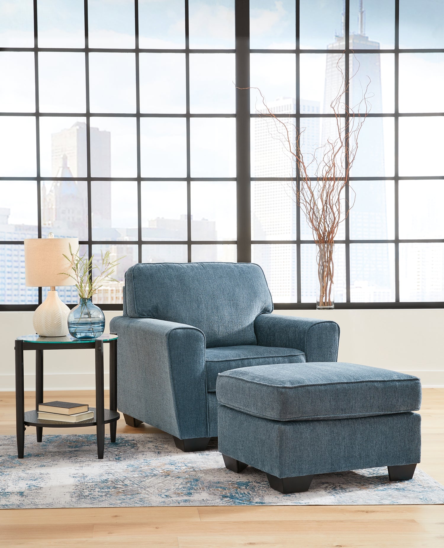 Furniture City Houma - Ashley Furniture - Cashton Chair and Ottoman - Chair and Ottoman - 40605U2
