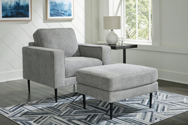 Furniture City Houma - Ashley Furniture - Hazela Chair and Ottoman - Chair and Ottoman - 41102U1