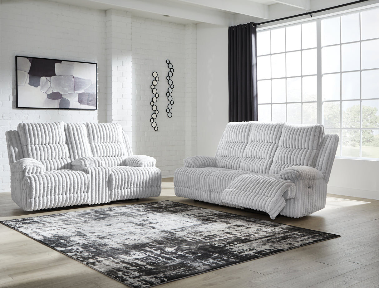 Furniture City Houma - Ashley Furniture - Rhines Falls Power Reclining Sofa and Loveseat - Power Reclining Sofa and Loveseat - PC42804U1