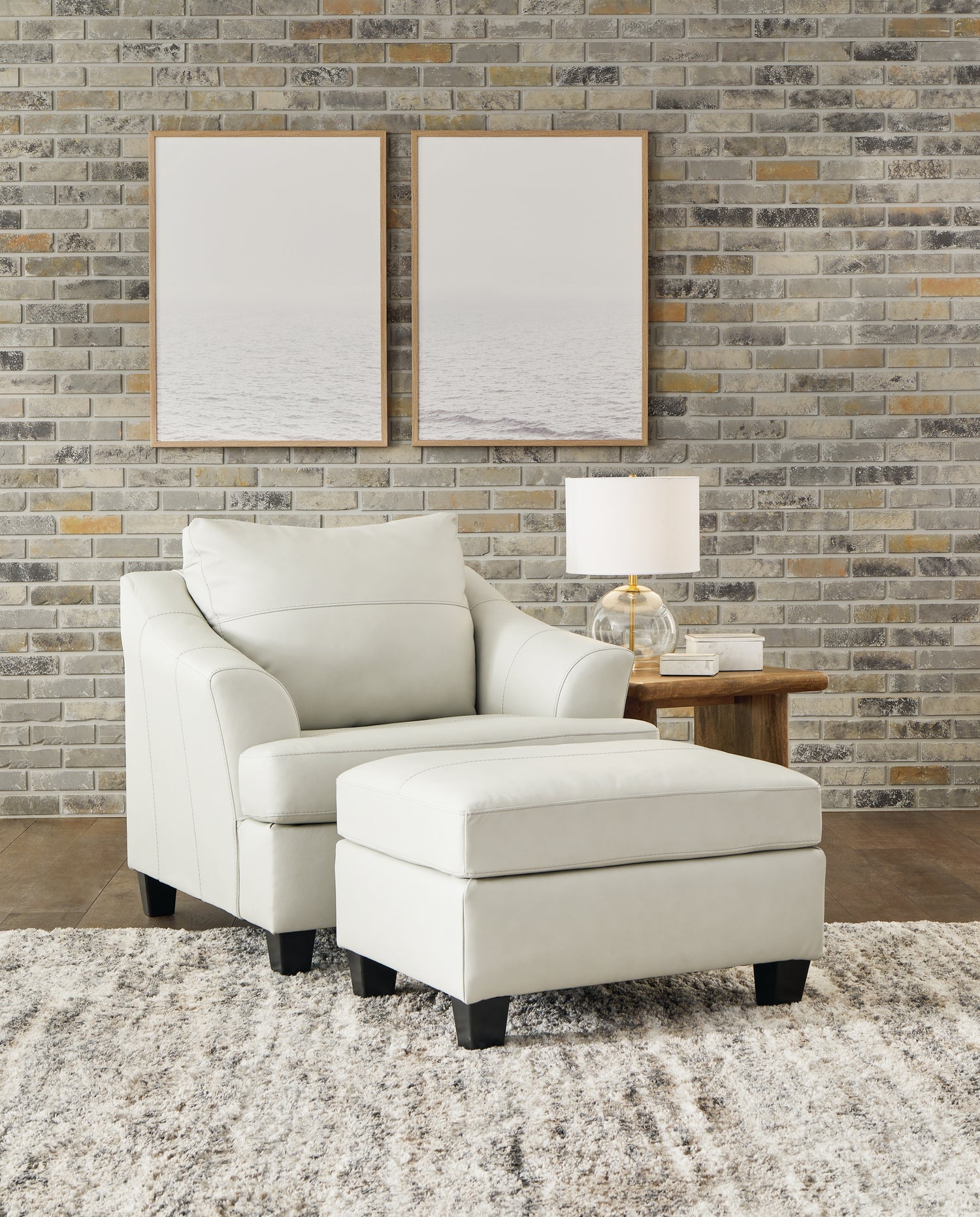 Furniture City Houma - Ashley Furniture - Genoa Oversized Chair and Ottoman - Oversized Chair and Ottoman - 47704U3