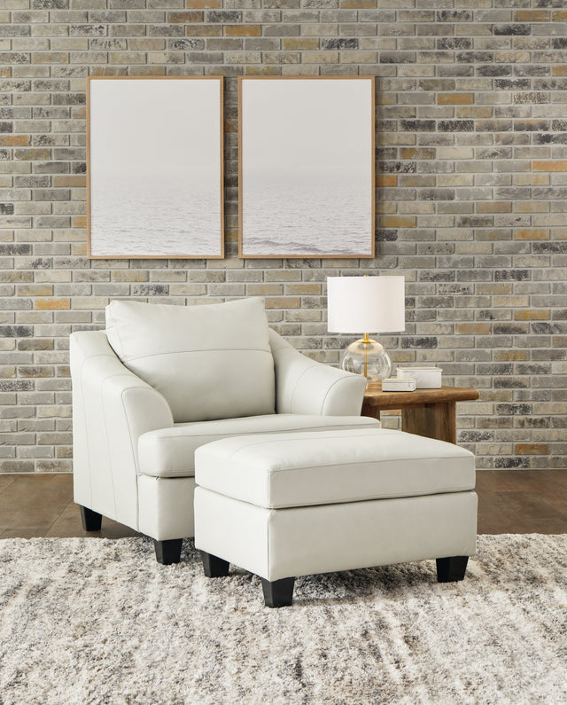 Furniture City Houma - Ashley Furniture - Genoa Oversized Chair and Ottoman - Oversized Chair and Ottoman - 47704U3