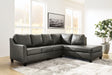 Furniture City Houma - Ashley Furniture - Valderno 2-Piece Sectional with Chaise - LAF 2-Piece Sectional with Chaise - 47804S1