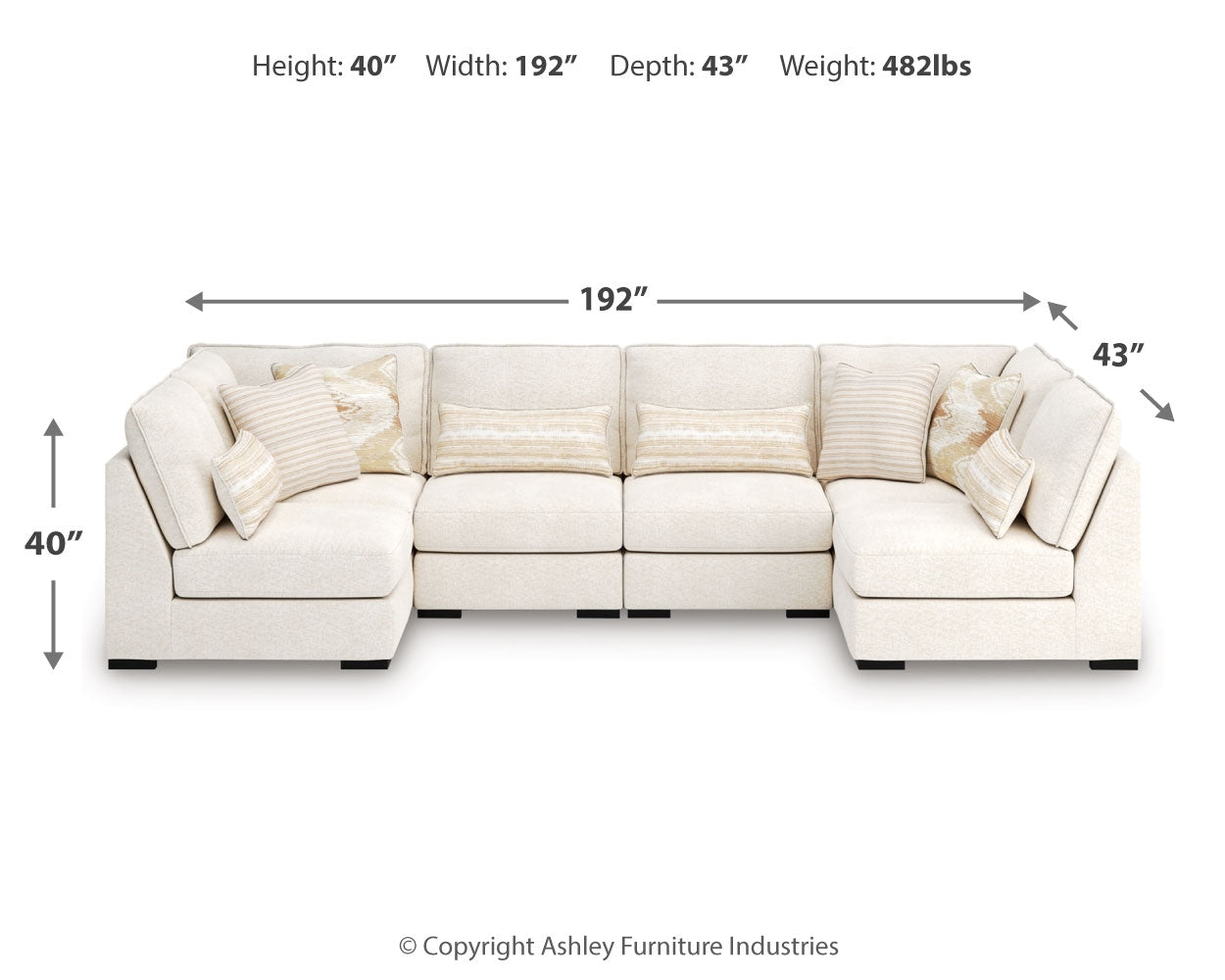 Donelson Creek 6-Piece Sectional
