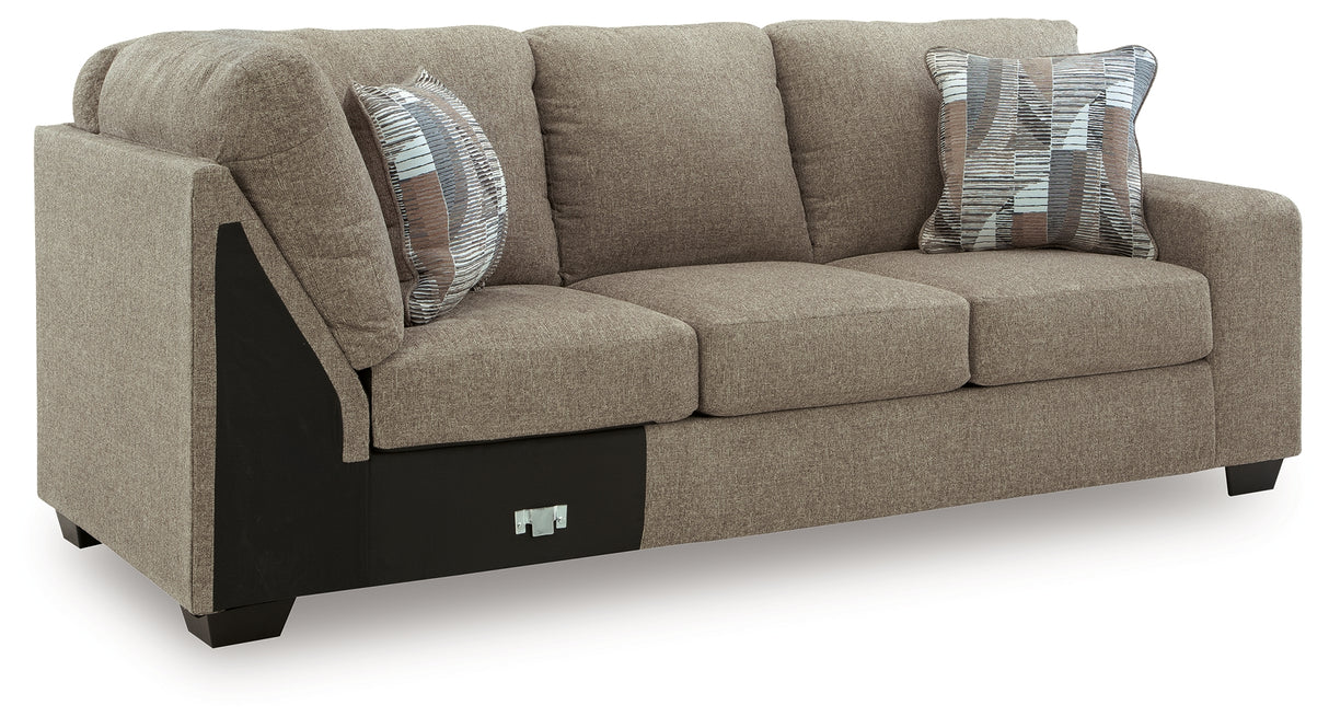 Newellen 3-Piece Sectional and Oversized Ottoman