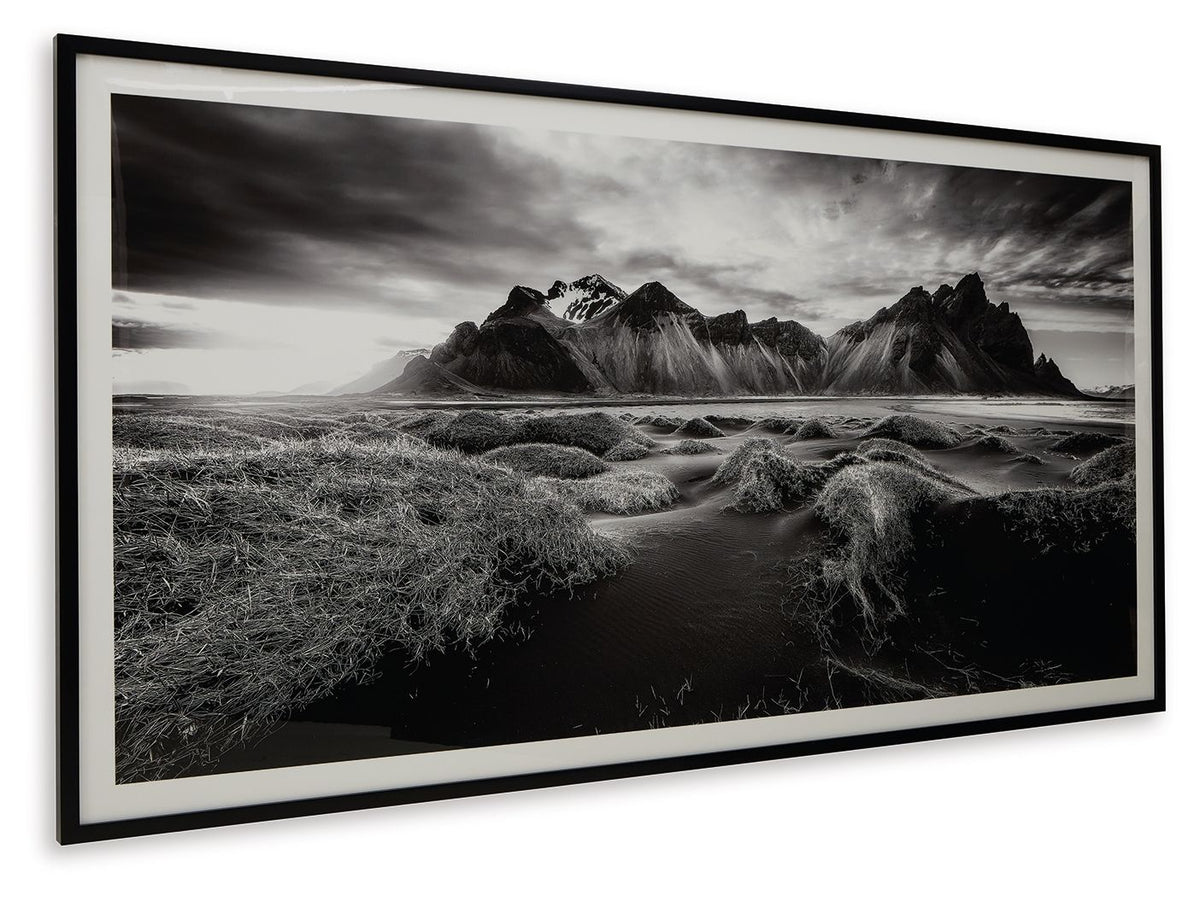 Delstone - Wall Art - Black / White