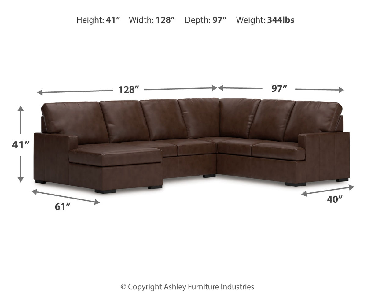 McDowlan 3-Piece Sectional with Chaise