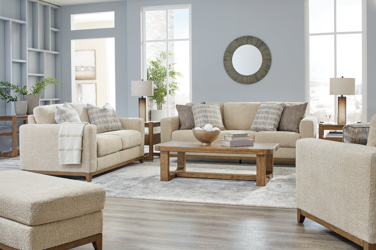 Furniture City Houma - Ashley Furniture - Parklynn Sofa, Loveseat, Oversized Chair and Ottoman - Sofa, Loveseat, Oversized Chair and Ottoman - 48902U3