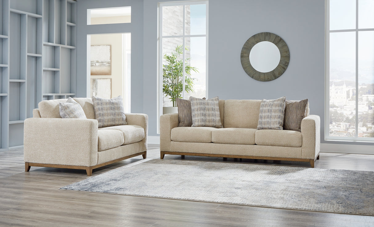 Parklynn Sofa, Loveseat, Oversized Chair and Ottoman
