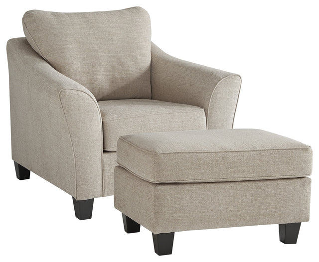 Furniture City Houma - Ashley Furniture - Abney Chair and Ottoman - Chair and Ottoman - 49701U1