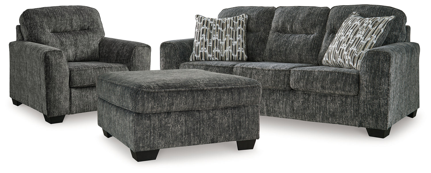 Furniture City Houma - Ashley Furniture - Lonoke Sofa, Oversized Chair and Ottoman - Sofa, Oversized Chair and Ottoman - 50504U14