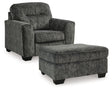 Furniture City Houma - Ashley Furniture - Lonoke Chair and Ottoman - Chair and Ottoman - 50504U12