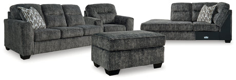 Lonoke 2-Piece Sectional, Oversized Chair and Ottoman
