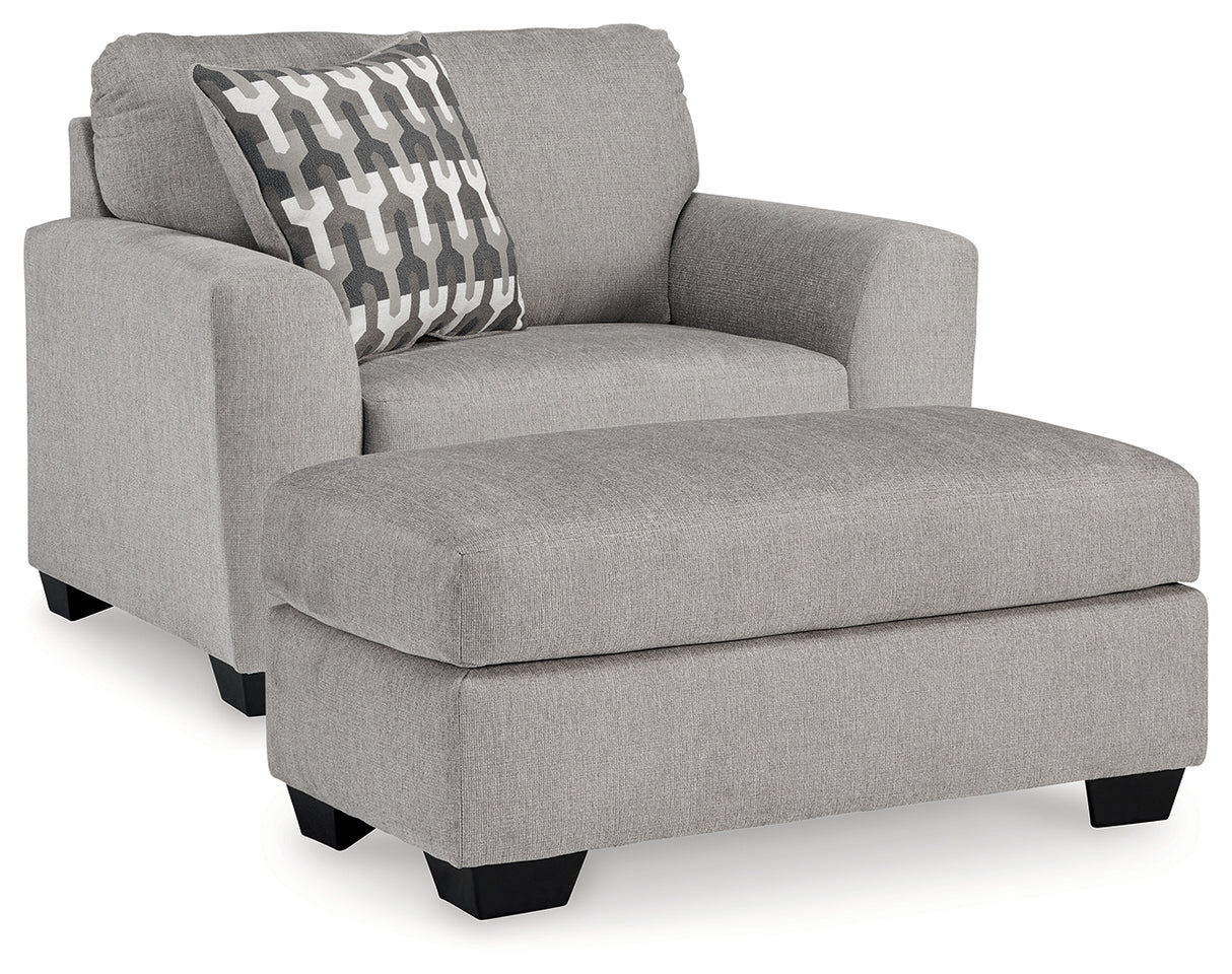 Furniture City Houma - Ashley Furniture - Avenal Park Oversized Chair and Ottoman - Oversized Chair and Ottoman - 50805U1