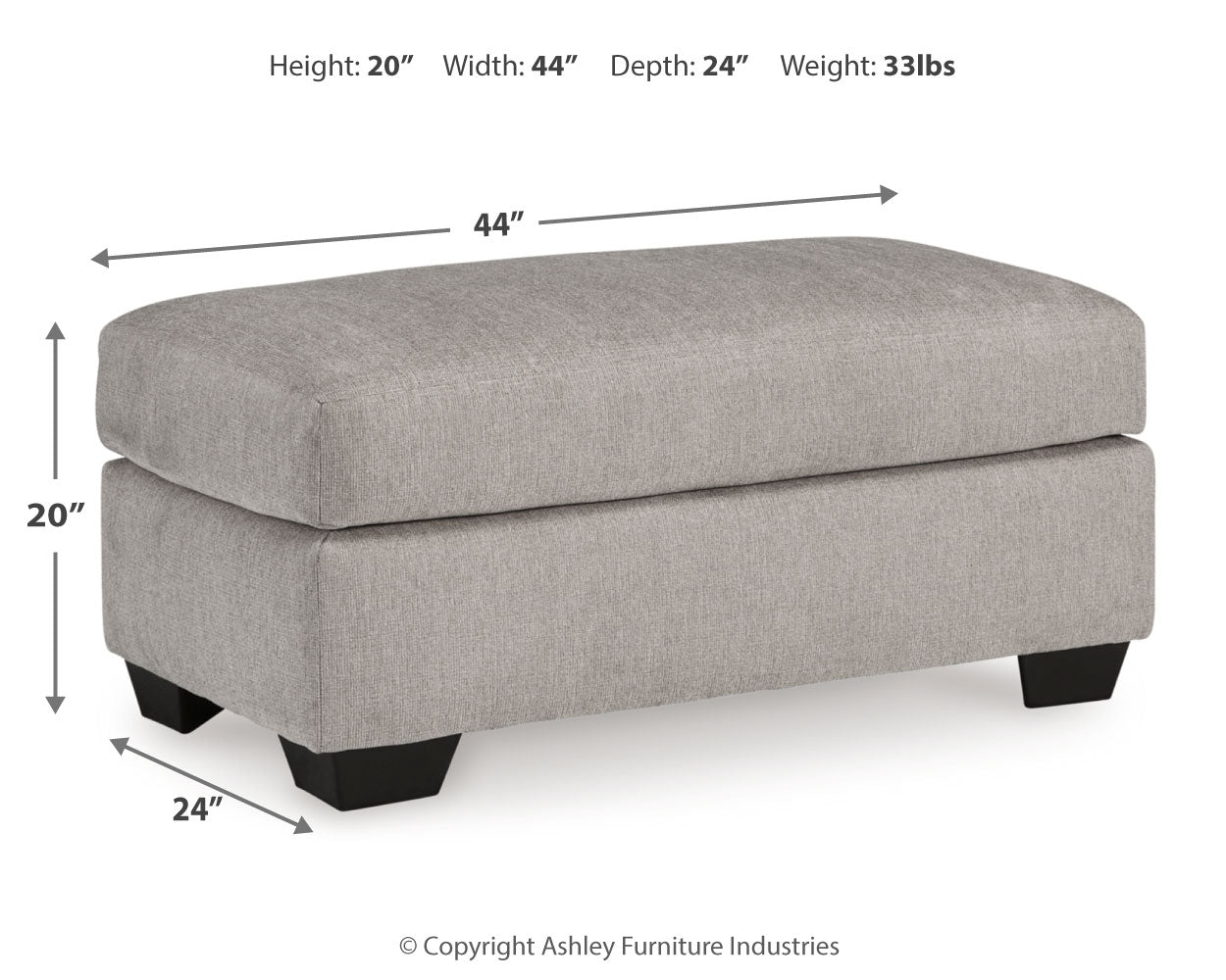 Avenal Park Ottoman