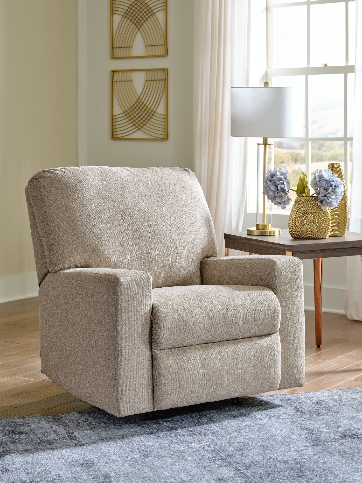 Furniture City Houma - Ashley Furniture - Deltona Recliner - Rocker Recliner / Parchment - 5120425