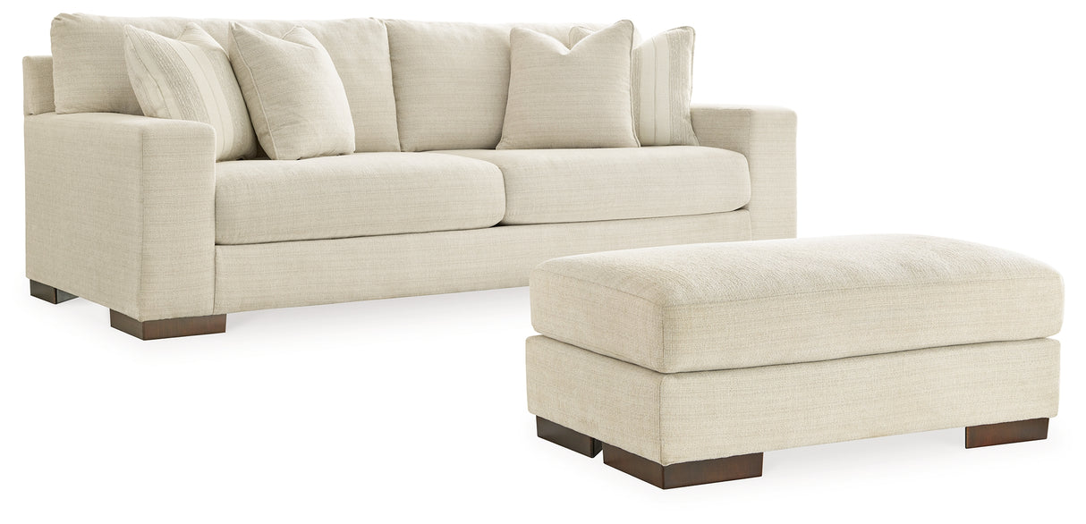 Furniture City Houma - Ashley Furniture - Maggie Sofa and Ottoman - Sofa and Ottoman - 52003U5