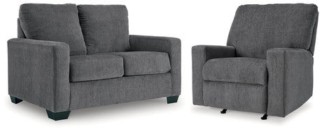 Furniture City Houma - Ashley Furniture - Rannis Twin Sofa Sleeper and Recliner - Twin Sofa Sleeper and Recliner - 53602U2