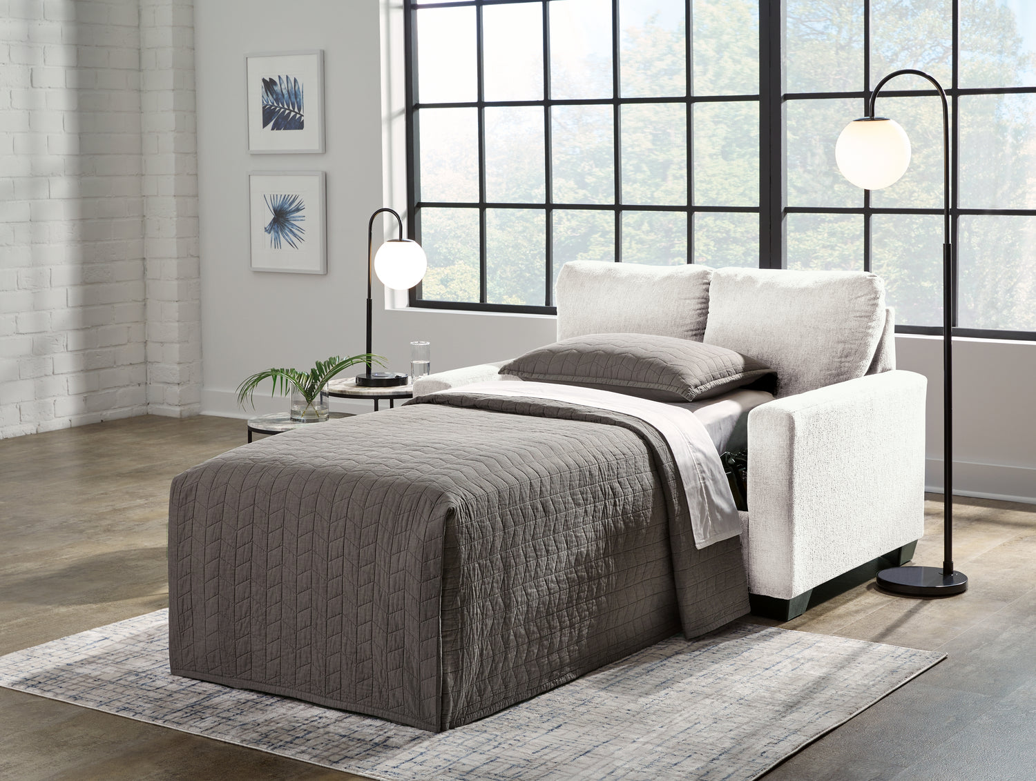 Furniture City Houma - Ashley Furniture - Rannis Twin Sofa Sleeper - Twin Sofa Sleeper - 5360337