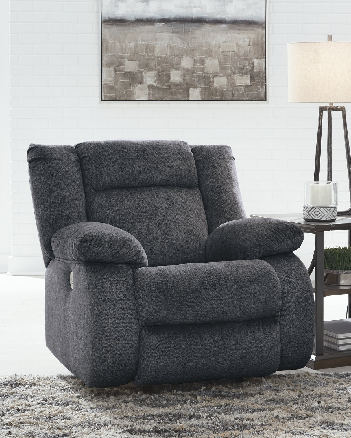 Furniture City Houma - Ashley Furniture - Burkner Power Recliner - Power Rocker Recliner - 5380498