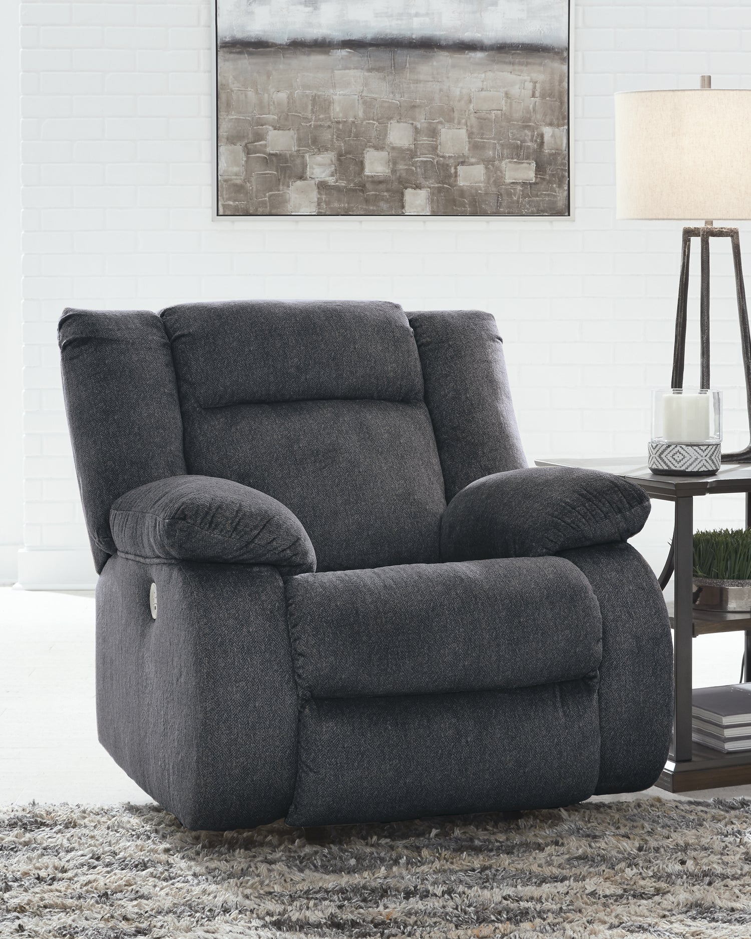 Furniture City Houma - Ashley Furniture - Burkner Power Recliner - Power Rocker Recliner - 5380498