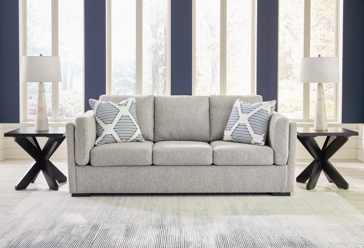 Furniture City Houma - Ashley Furniture - Evansley Sofa - Sofa / Pewter - 5450338