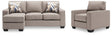 Furniture City Houma - Ashley Furniture - Greaves Sofa Chaise and Chair - Sofa Chaise and Chair - 55104U1