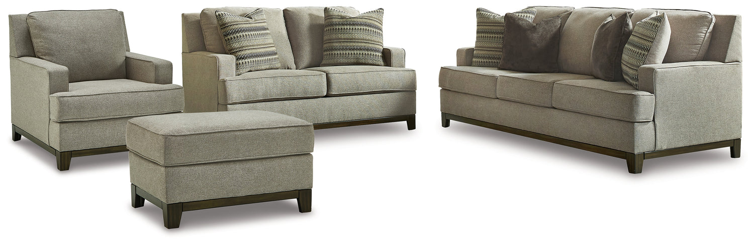 Furniture City Houma - Ashley Furniture - Kaywood Sofa, Loveseat, Chair and Ottoman - Sofa, Loveseat, Chair and Ottoman - 56303U4