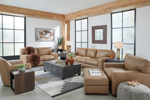 Furniture City Houma - Ashley Furniture - Lombardia Sofa, Loveseat, Oversized Chair and Ottoman - Sofa, Loveseat, Oversized Chair and Ottoman - 57302U3