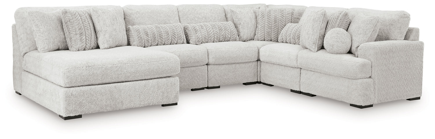 Cuddle Plush 6-Piece Sectional with Chaise