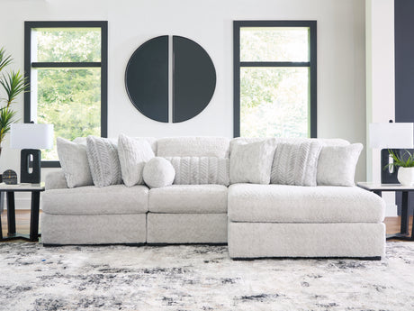 Furniture City Houma - Ashley Furniture - Cuddle Plush 3-Piece Sectional with Chaise - RAF 3-Piece Sectional with Chaise - PC59106S1