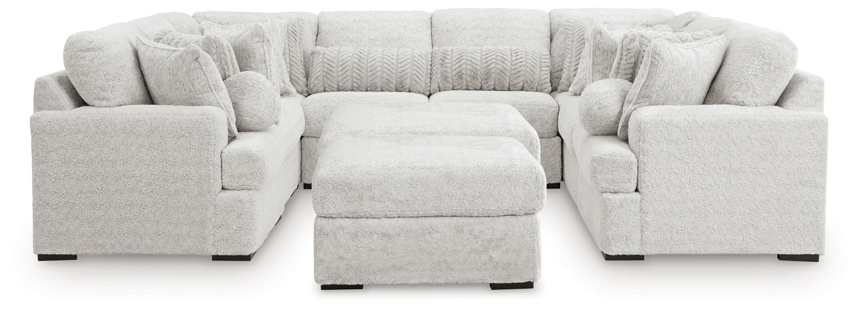 Cuddle Plush 10-Piece Sectional