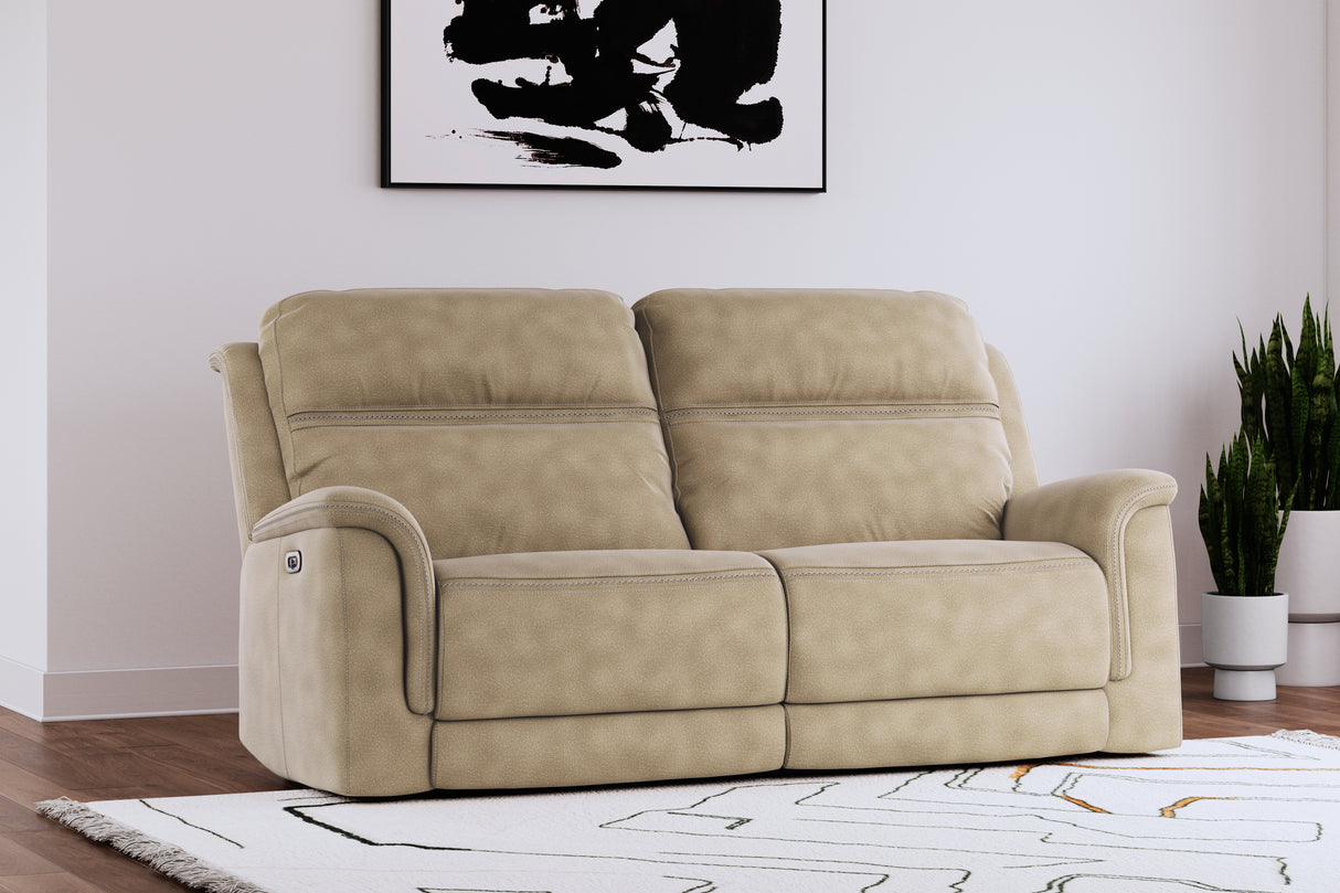 Furniture City Houma - Ashley Furniture - Next-Gen DuraPella Power Reclining Sofa - 2 Seat PWR REC Sofa ADJ HDREST / Sand - 5930247