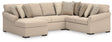 Furniture City Houma - Ashley Furniture - LadyMae 4-Piece Sectional with Chaise - RAF 4-Piece Sectional with Chaise - 59404S7