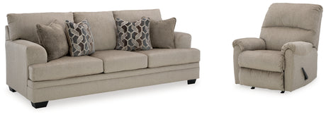 Furniture City Houma - Ashley Furniture - Stonemeade Sofa and Recliner - Sofa and Recliner - 59504U7