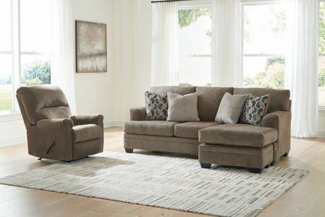Furniture City Houma - Ashley Furniture - Stonemeade Sofa Chaise and Recliner - Sofa Chaise and Recliner - 59505U5