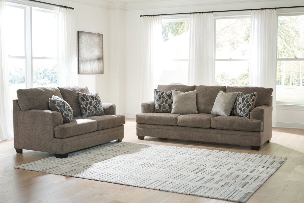Furniture City Houma - Ashley Furniture - Stonemeade Sofa and Loveseat - Sofa and Loveseat / Nutmeg - 59505U1