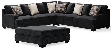 Furniture City Houma - Ashley Furniture - Lavernett 3-Piece Sectional and Oversized Ottoman - 3-Piece Sectional and Oversized Ottoman - 59603U3