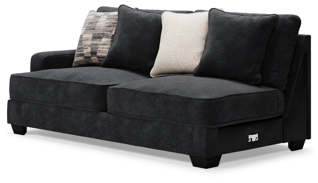 Lavernett 5-Piece Sectional and Ottoman