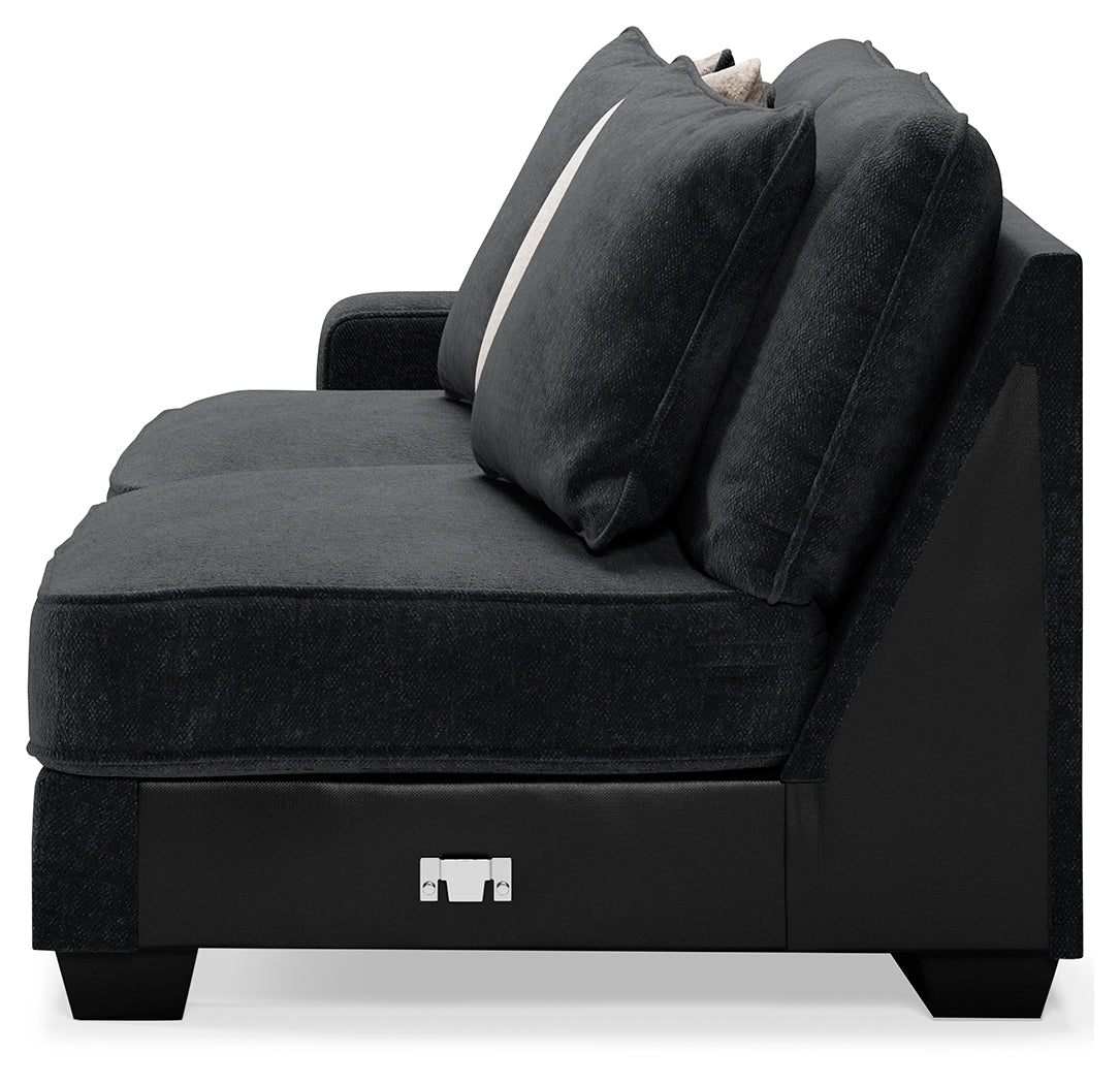 Lavernett 5-Piece Sectional and Ottoman