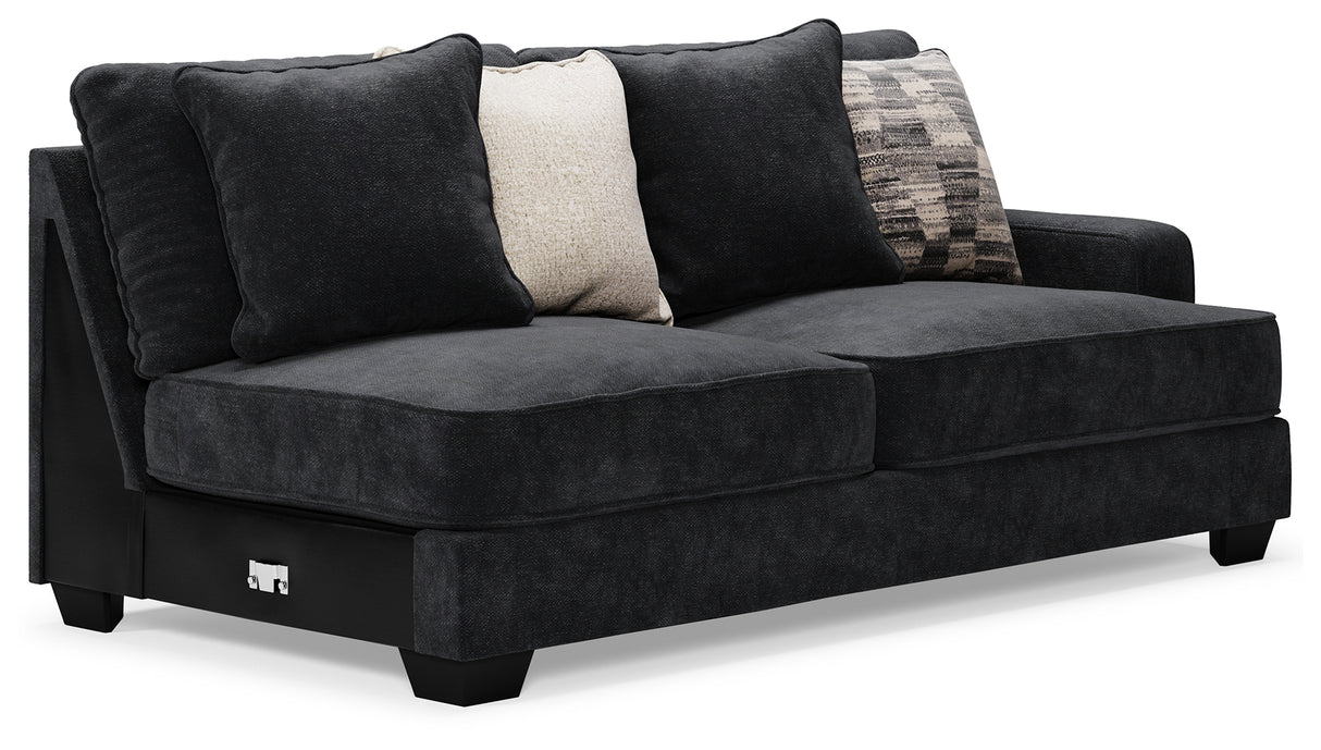 Lavernett 5-Piece Sectional and Ottoman