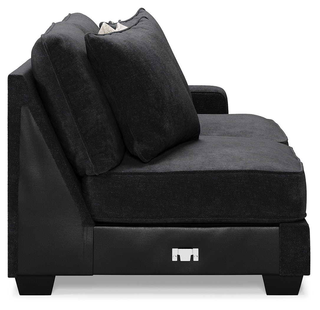 Lavernett 5-Piece Sectional and Ottoman