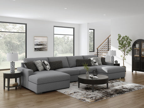 Furniture City Houma - Ashley Furniture - Bealton 4-Piece Sectional with Double Chaise - RAF 4-Piece Sectional with Double Chaise - 61305S9