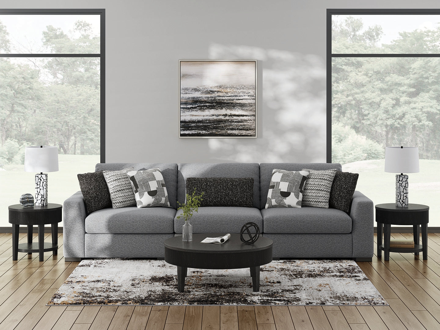 Furniture City Houma - Ashley Furniture - Bealton 3-Piece Sectional - RAF 3-Piece Sectional - 61305S2