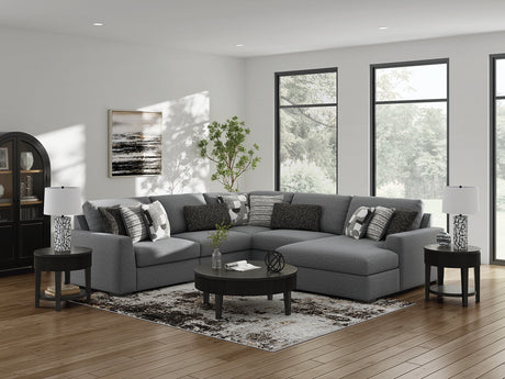 Furniture City Houma - Ashley Furniture - Bealton 5-Piece Sectional with Chaise - RAF 5-Piece Sectional with Chaise - 61305S7