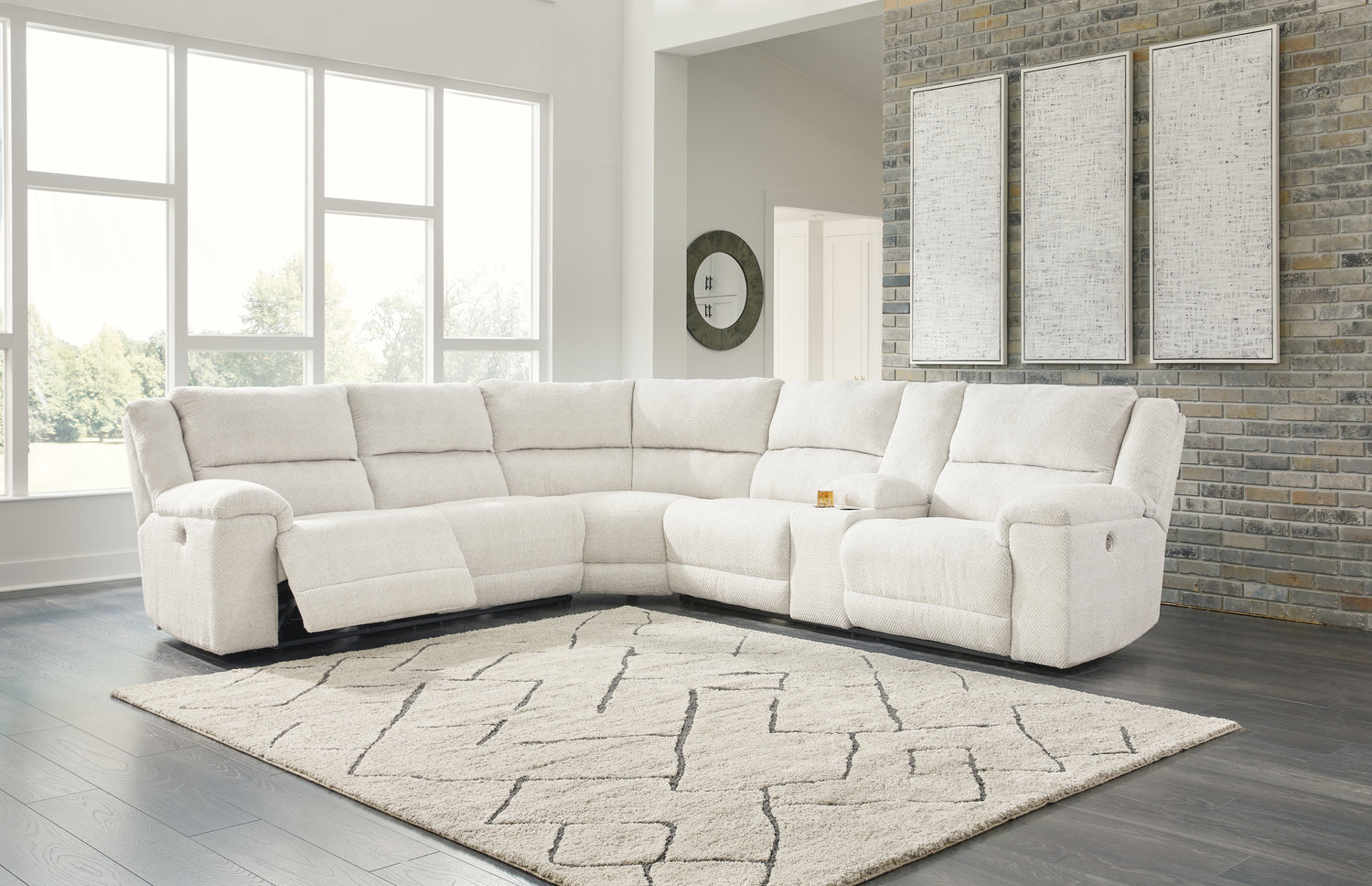 Furniture City Houma - Ashley Furniture - Keensburg 3-Piece Power Reclining Sectional - 3-Piece Power Reclining Sectional - 61807S2