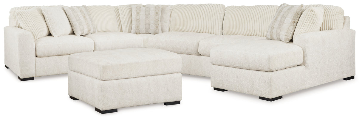 Furniture City Houma - Ashley Furniture - Chessington 4-Piece Sectional and Oversized Accent Ottoman - 4-Piece Sectional and Oversized Accent Ottoman - 61904U1