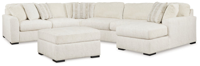 Furniture City Houma - Ashley Furniture - Chessington 4-Piece Sectional and Oversized Accent Ottoman - 4-Piece Sectional and Oversized Accent Ottoman - 61904U1