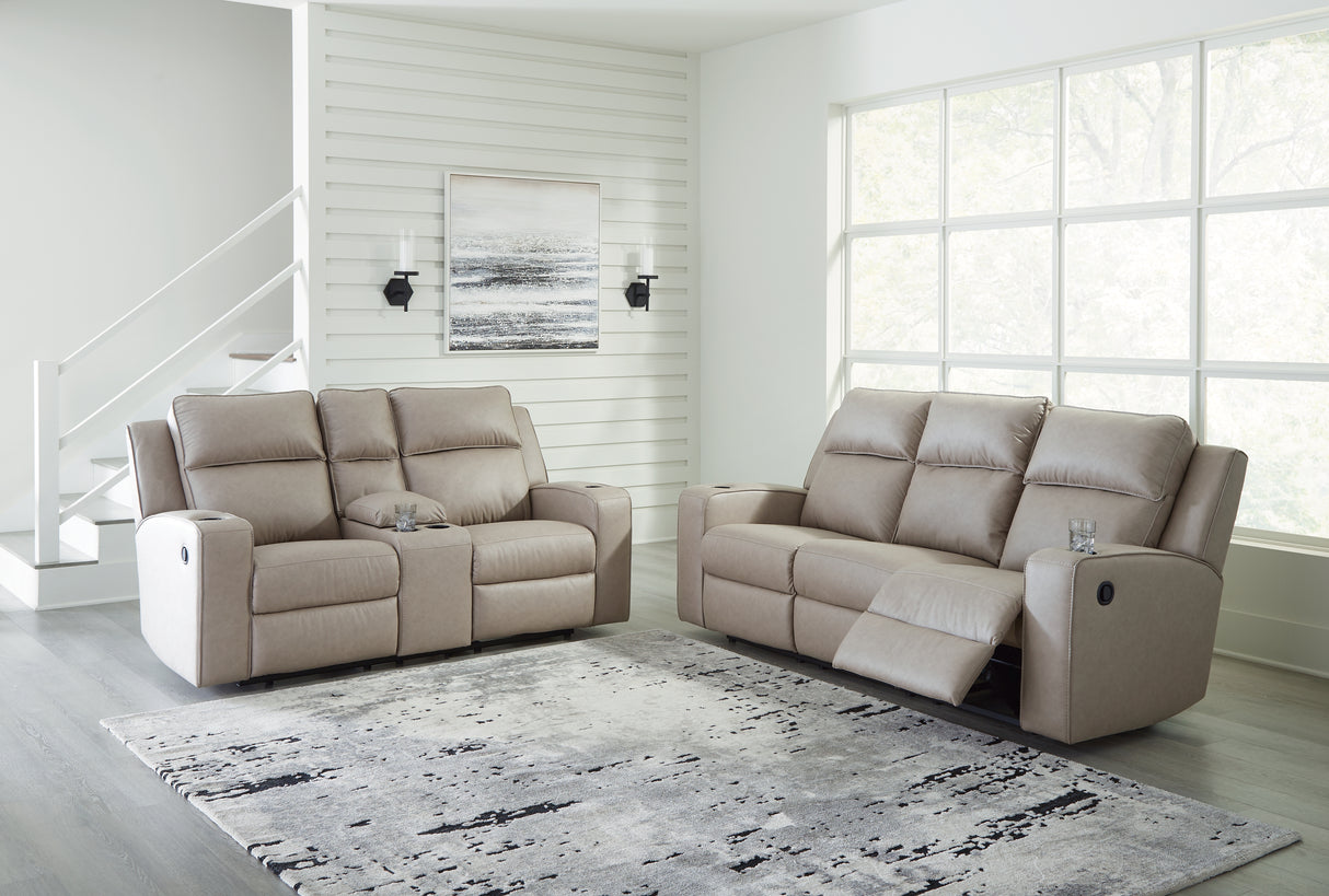 Furniture City Houma - Ashley Furniture - Lavenhorne Reclining Sofa and Loveseat - Reclining Sofa and Loveseat - 63307U1